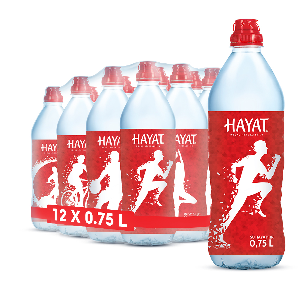 Hayat Sporcu Kapak 0.75L*12 