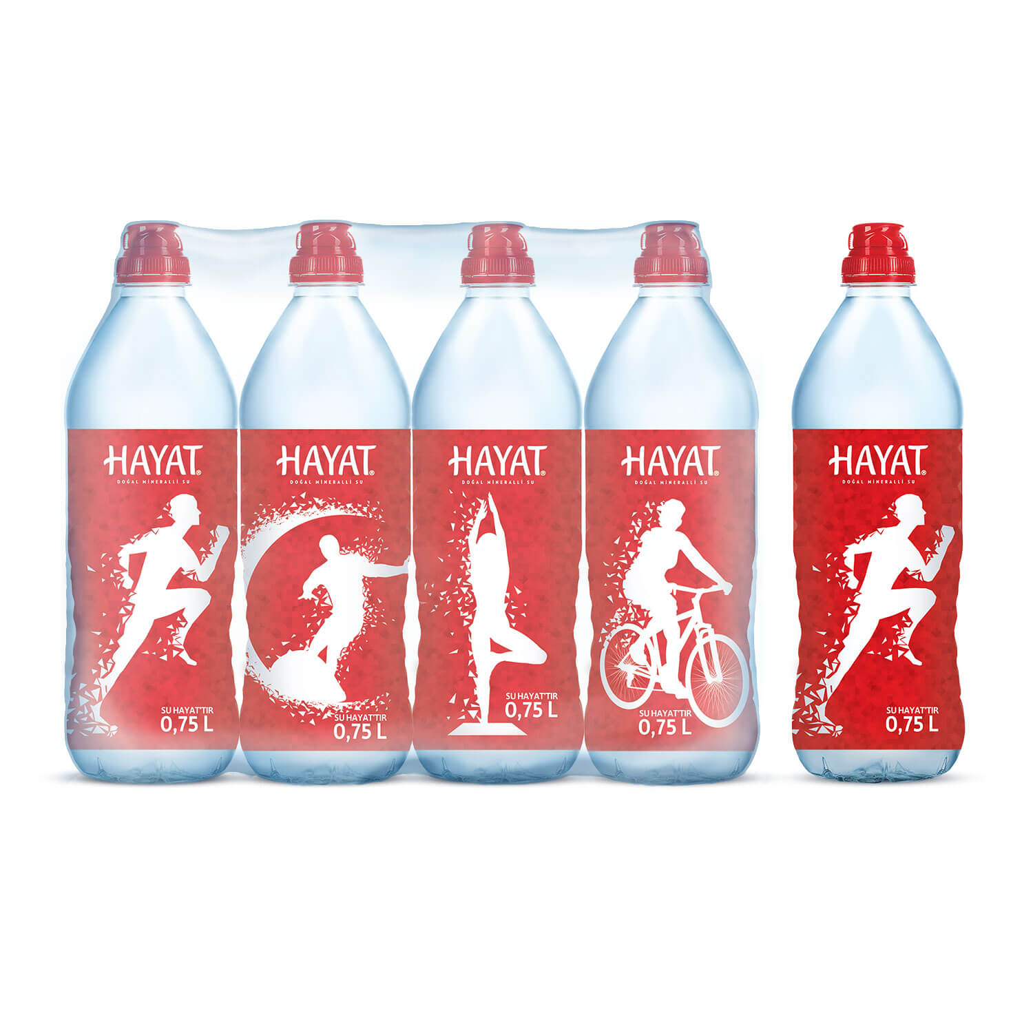 Hayat Sporcu Kapak 0.75 L *12 