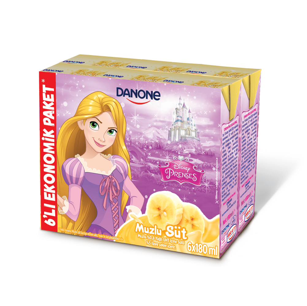 Danone Disney Muzlu Süt 6x180ml